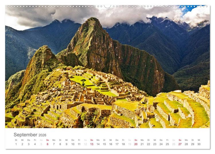 Produktbild: Peru - Perle der Anden (hochwertiger Premium Wandkalender 2026 DIN A2 quer), Kunstdruck in Hochglanz