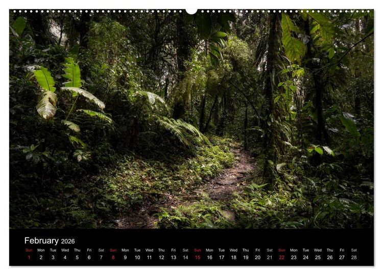 Produktbild: Costa Rica Colours and Light (High Quality Premium Wall Calendar 2026 DIN A2 landscape),CALVENDO 12 Month Wall Calendar