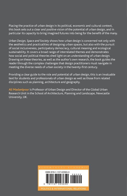 Produktbild: Urban Design, Space and Society