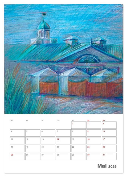 Produktbild: Anna Arndt Jahresimpressionen mit Planer (Tischkalender 2026 DIN A5 hoch), CALVENDO Monatskalender
