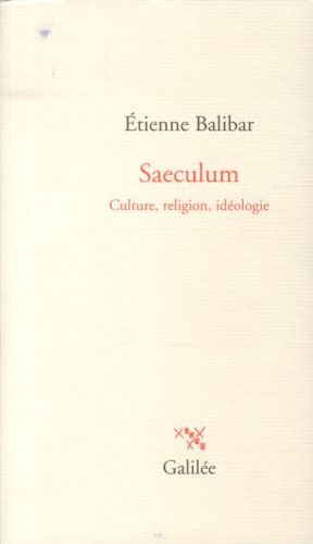 Produktbild: Saeculum : culture, religion, id&eacute;ologie