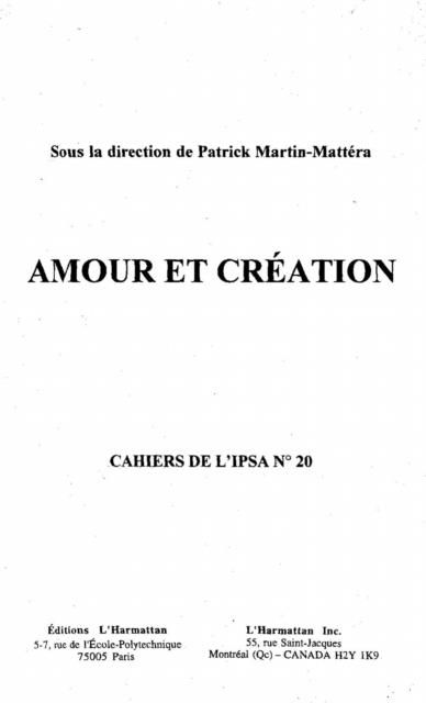 Produktbild: Amour et Creation