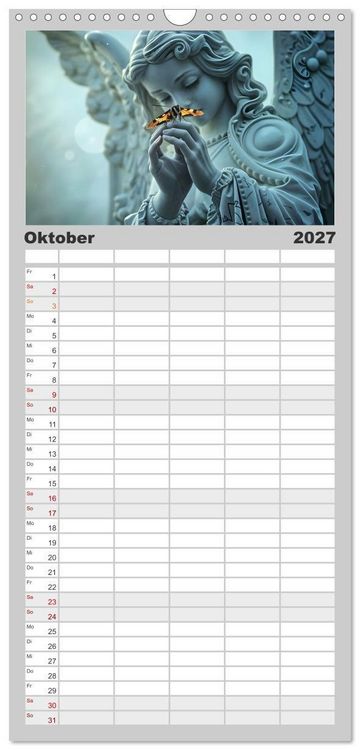 Produktbild: Familienplaner 2027 - Schattenkuss - Tiere in den Armen der Nacht mit 5 Spalten (Wandkalender, 21 x 45 cm) CALVENDO