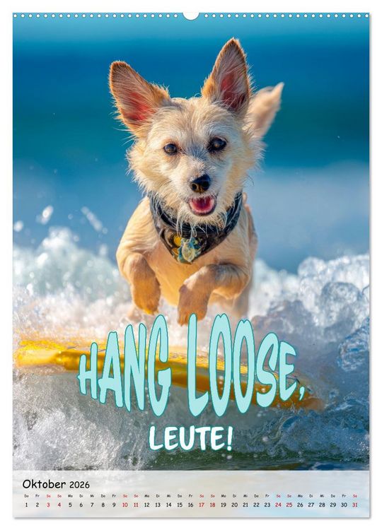 Produktbild: Tierisch erwischt (Wandkalender 2026 DIN A2 hoch), CALVENDO Monatskalender
