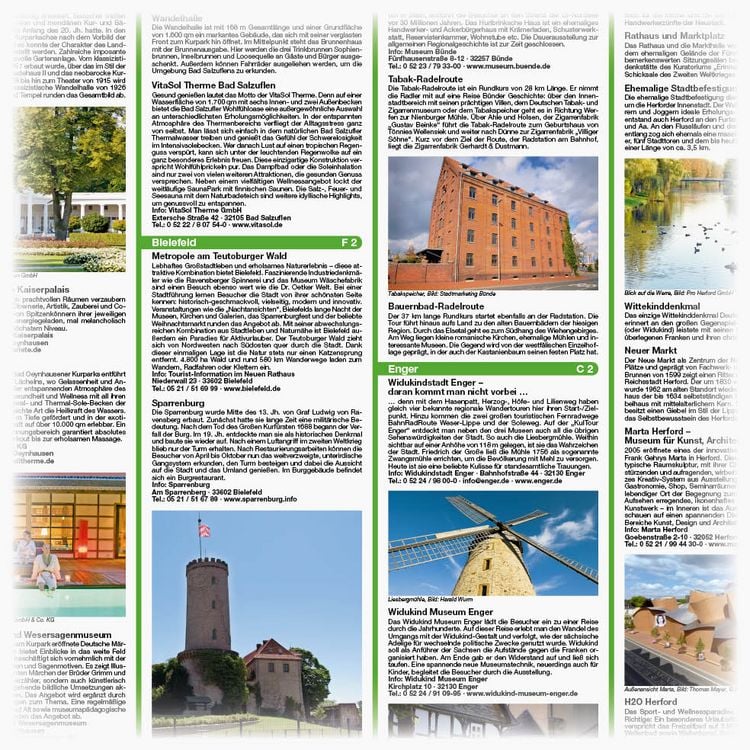 Produktbild: Herford, Bad Oeynhausen, Bad Salzuflen 1:50 000