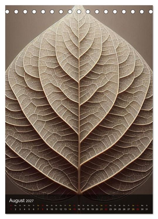 Produktbild: Geometrie der Natur &ndash; Formen, Muster, Strukturen (Tischkalender 2027 DIN A5 hoch), CALVENDO Monatskalender