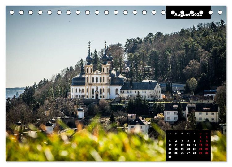 Produktbild: W&uuml;rzburg - Die Perle Unterfrankens (Tischkalender 2026 DIN A5 quer), CALVENDO Monatskalender