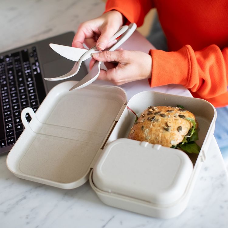 Produktbild: Koziol Lunchbox-Set + Besteck PASCAL Lunchbox-Set + Besteck PASCAL