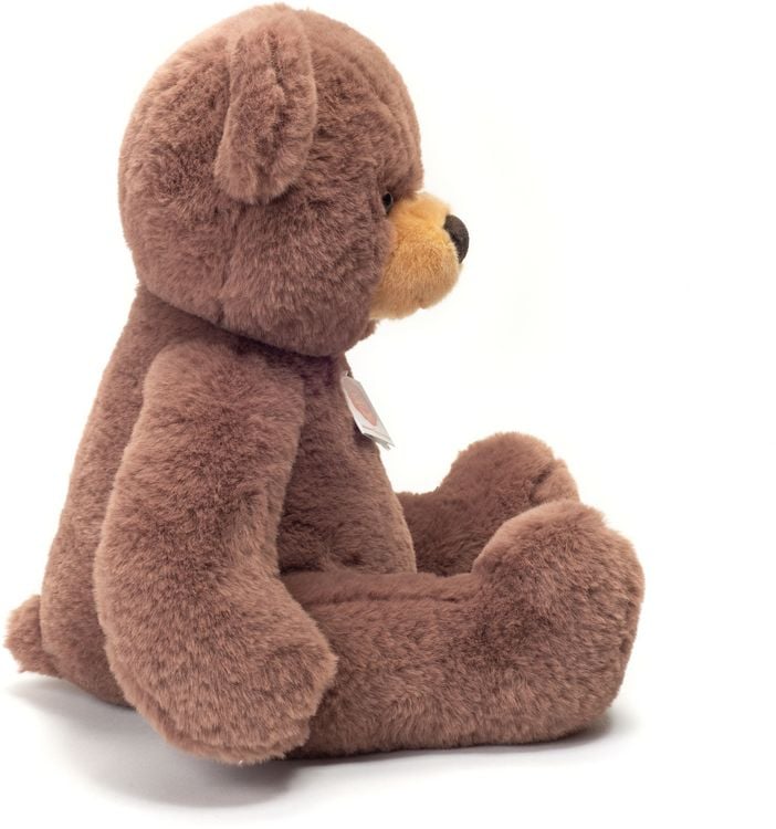 Produktbild: Teddy Hermann 91365 - Teddy schokobraun, B&auml;r sitzend, 40 cm Pl&uuml;schtier