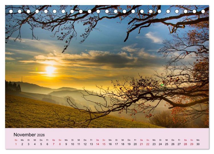 Produktbild: Augenblicke im Kaiserstuhl (Tischkalender 2026 DIN A5 quer), CALVENDO Monatskalender