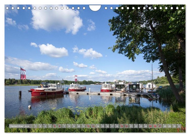 Produktbild: Hausbooturlaub Deutschland - Mecklenburgische Seenplatte (Wandkalender 2026 DIN A4 quer), CALVENDO Monatskalender
