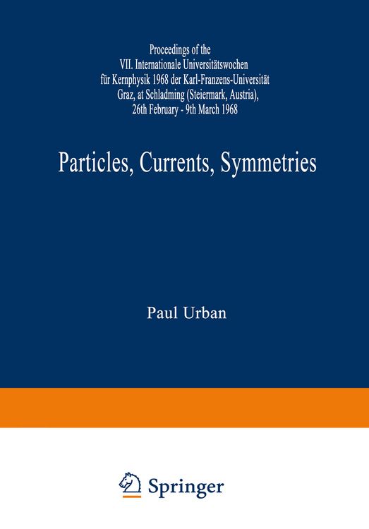 Produktbild: Particles, Currents, Symmetries