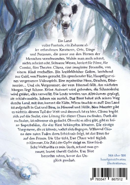 Produktbild: Im Land der Vergessenen - illustrierter Fantasyroman &uuml;ber Hexen, Piraten und imagin&auml;re Freunde