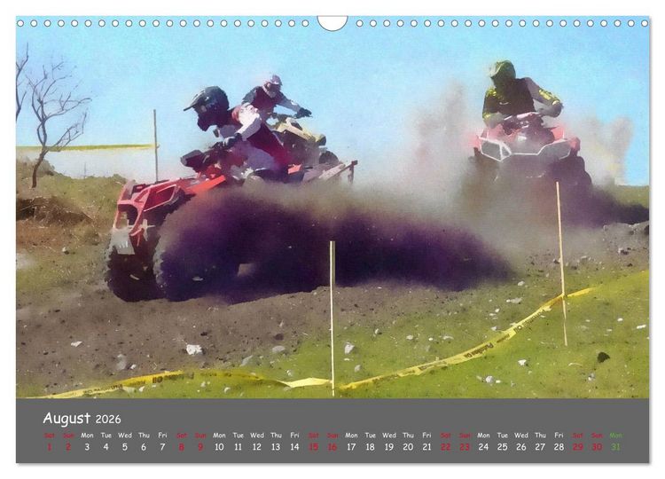 Produktbild: Enduro Racing (Wall Calendar 2026 DIN A3 landscape), CALVENDO 12 Month Wall Calendar