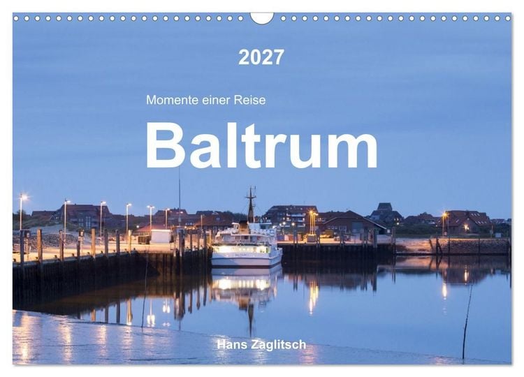 Produktbild: Baltrum - Momente einer Reise (Wandkalender 2027 DIN A3 quer), CALVENDO Monatskalender