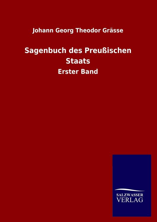 Produktbild: Sagenbuch des Preu&szlig;ischen Staats