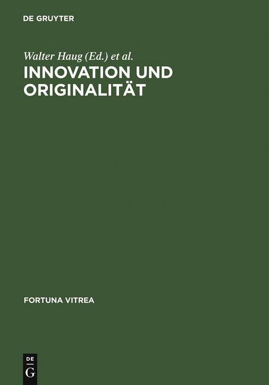 Produktbild: Innovation und Originalit&auml;t
