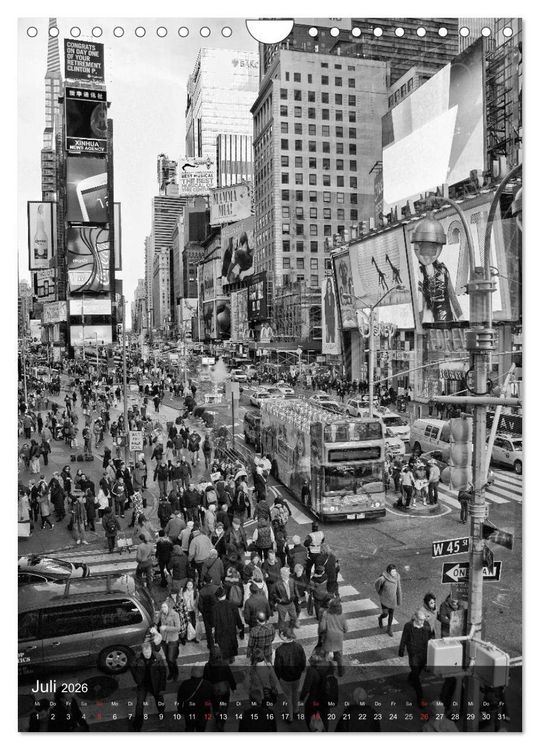 Produktbild: New York - The Big Apple (Wandkalender 2026 DIN A4 hoch), CALVENDO Monatskalender