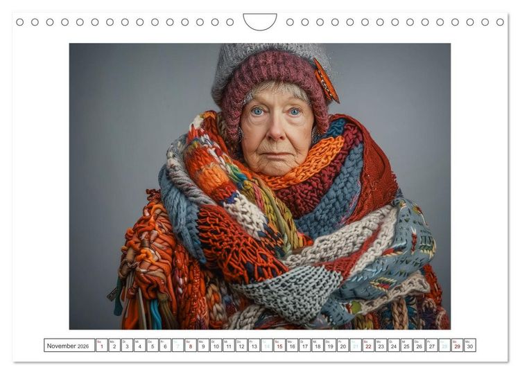 Produktbild: Lustige Strick-Ideen (Wandkalender 2026 DIN A4 quer), CALVENDO Monatskalender
