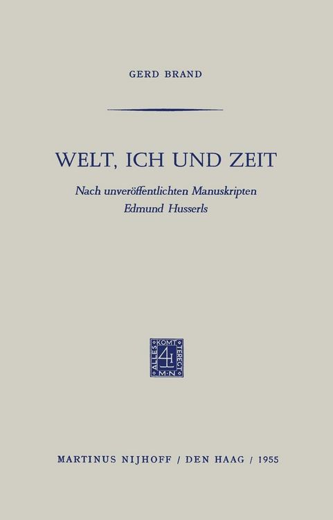 Produktbild: Welt, Ich und Zeit
