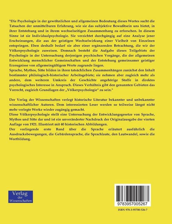 Produktbild: V&ouml;lkerpsychologie