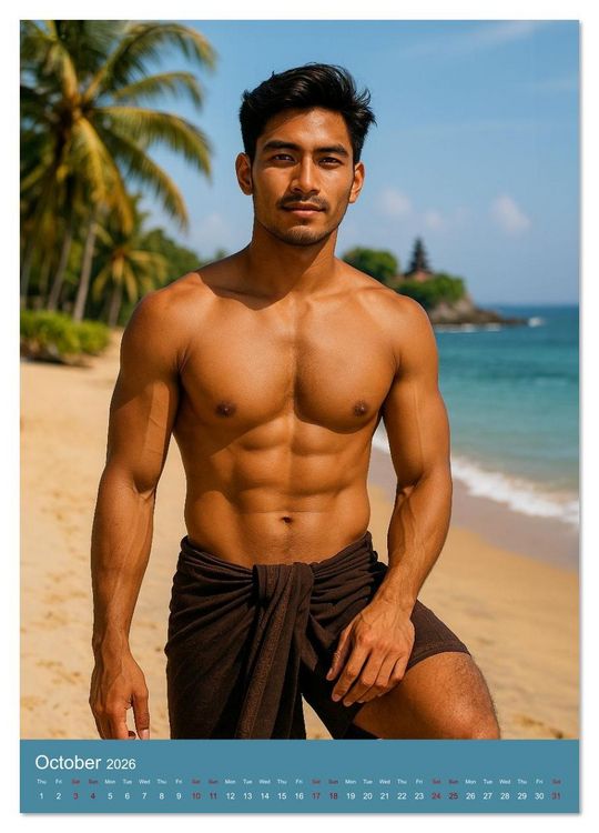 Produktbild: Global Attractive (High Quality Premium Wall Calendar 2026 DIN A2 portrait),CALVENDO 12 Month Wall Calendar