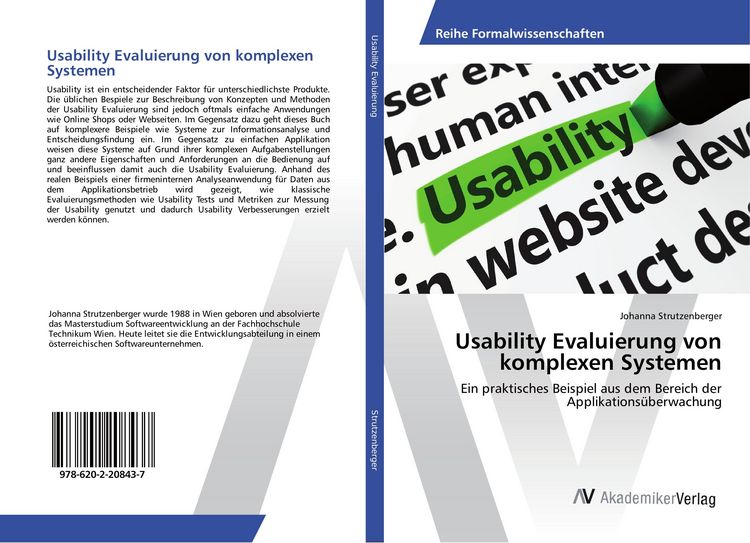 Produktbild: Usability Evaluierung von komplexen Systemen