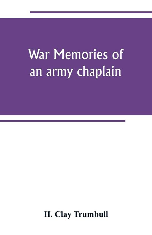 Produktbild: War memories of an army chaplain