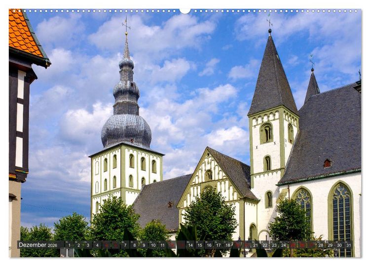 Produktbild: Ein Blick auf Lippstadt (hochwertiger Premium Wandkalender 2026 DIN A2 quer), Kunstdruck in Hochglanz