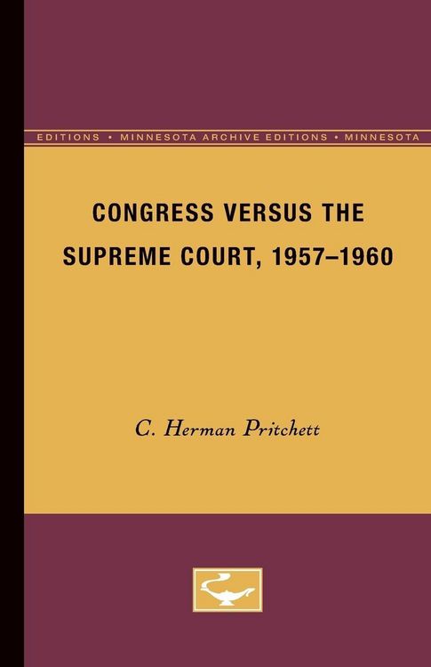 Produktbild: Congress Versus the Supreme Court, 1957-1960