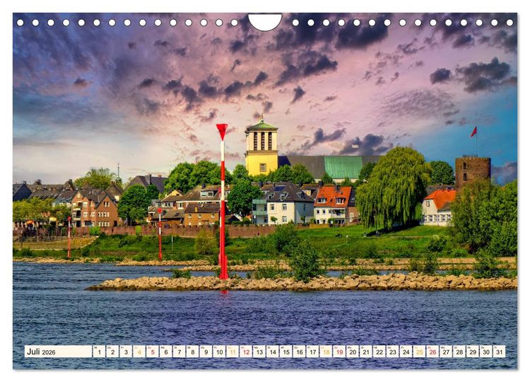 Produktbild: Reise durch Deutschland - Rees am Niederrhein (Wandkalender 2026 DIN A4 quer), CALVENDO Monatskalender