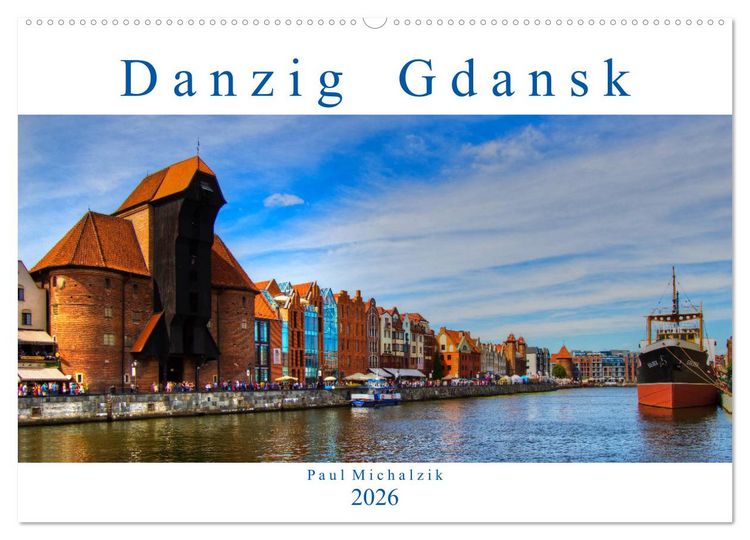 Produktbild: Danzig Gdansk (Wandkalender 2026 DIN A2 quer), CALVENDO Monatskalender