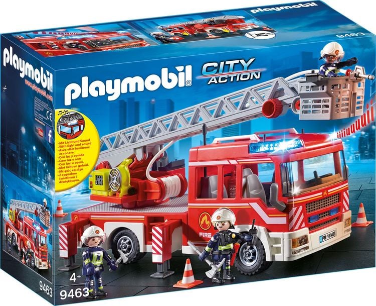 Bild vom Artikel PLAYMOBIL® 9463 City Action Feuerwehr-Leiterfahrzeug vom Autor 