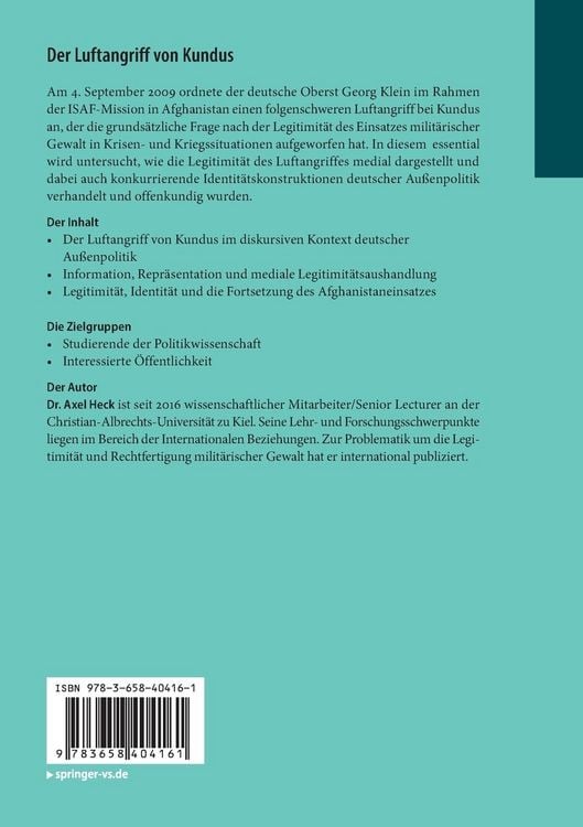 Produktbild: Der Luftangriff von Kundus