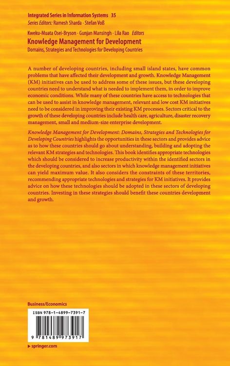 Produktbild: Knowledge Management for Development