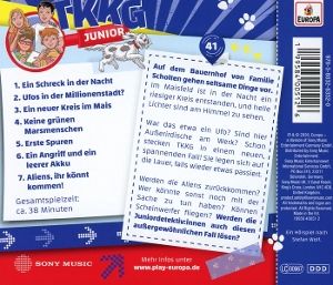 Produktbild: TKKG Junior - Aliens im Anflug,1 Audio-CD