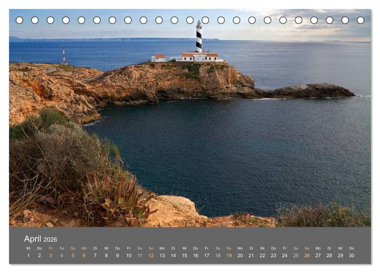 Produktbild: Mallorca - Jenseits vom Massentourismus (Tischkalender 2026 DIN A5 quer), CALVENDO Monatskalender