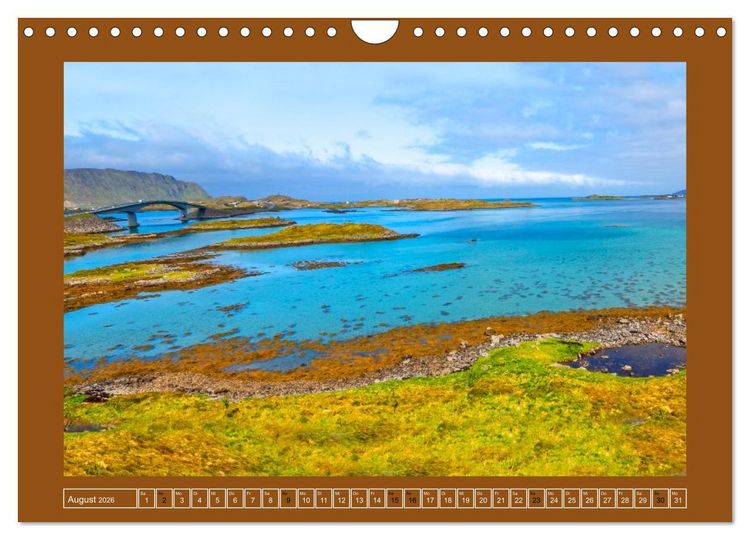 Produktbild: Lofoten - Norwegens Juwelen (Wandkalender 2026 DIN A4 quer), CALVENDO Monatskalender