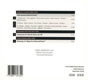 Produktbild: British Music for Viola and Piano