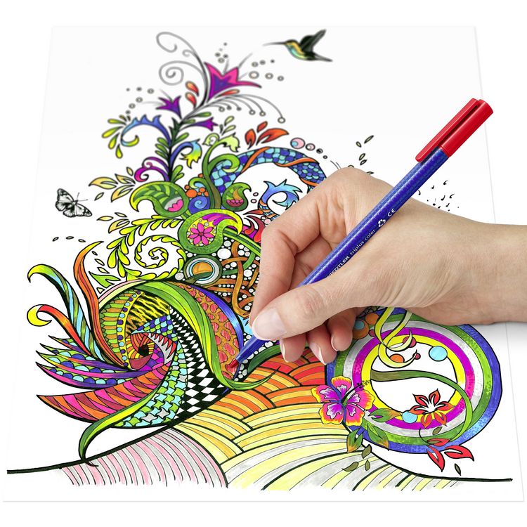 Produktbild: STAEDTLER triplus color 323 Fasermaler, 10er Set, 323 C10