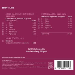 Produktbild: Rheinberger/Martin: Doppelch&ouml;rige Messen