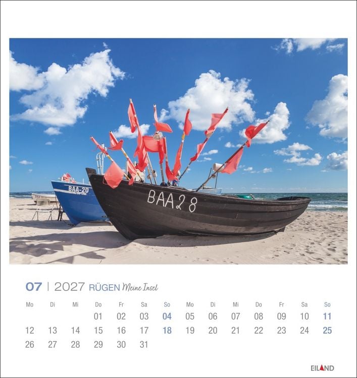 Produktbild: R&uuml;gen Postkartenkalender 2027 - Meine Insel