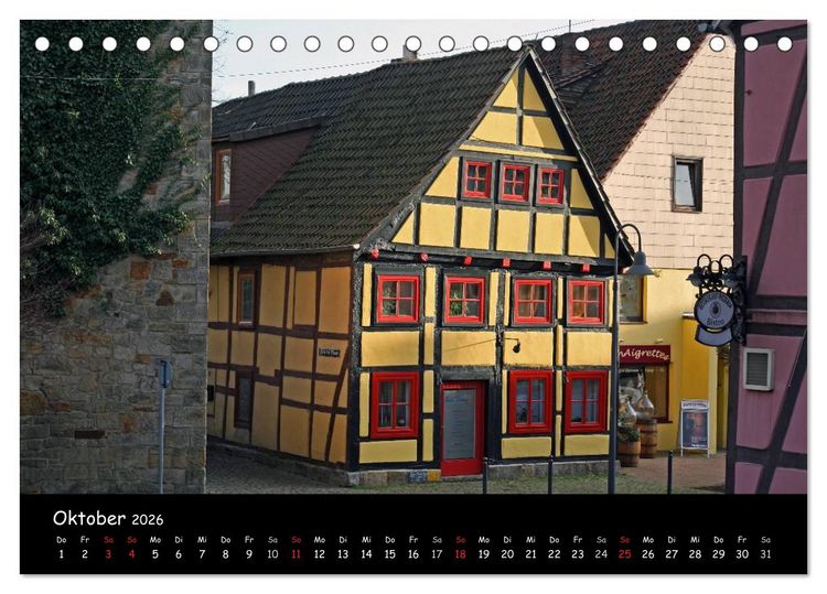 Produktbild: Rinteln (Tischkalender 2026 DIN A5 quer), CALVENDO Monatskalender