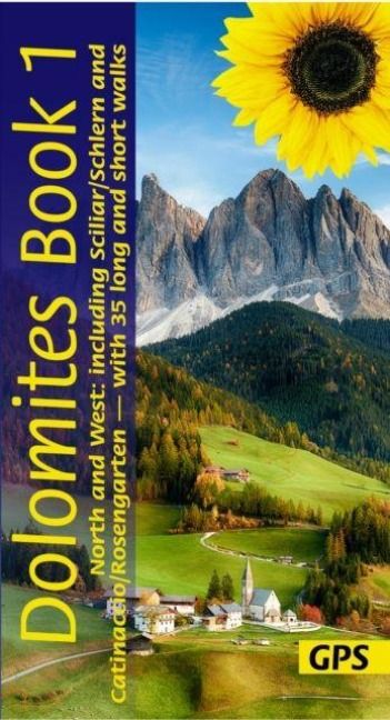 Produktbild: Dolomites Sunflower Walking Guide Vol 1 - North and West