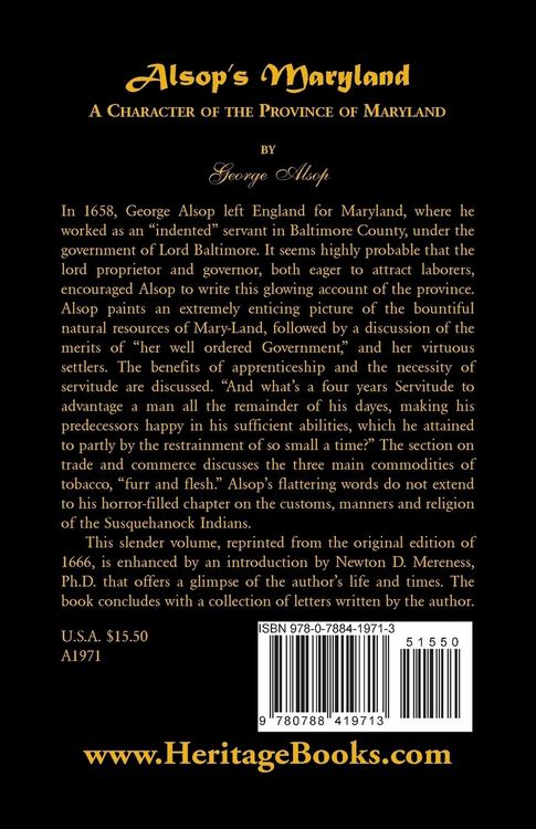 Produktbild: Alsop's Maryland