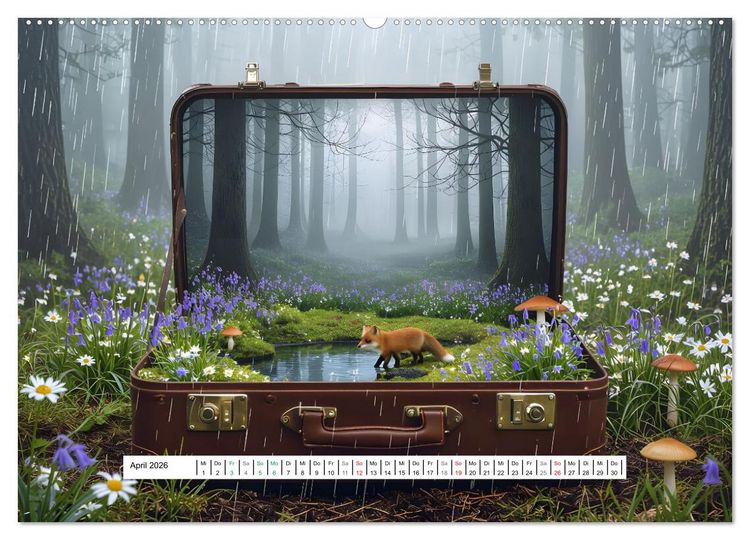 Produktbild: Leben in einer Box (hochwertiger Premium Wandkalender 2026 DIN A2 quer), Kunstdruck in Hochglanz