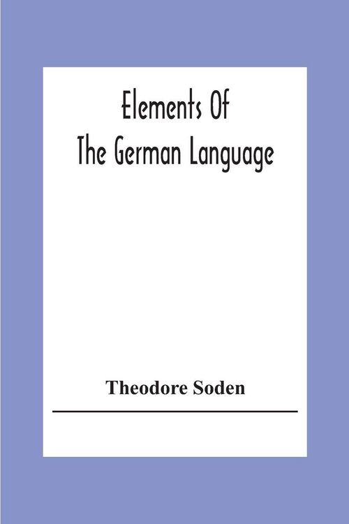 Produktbild: Elements Of The German Language