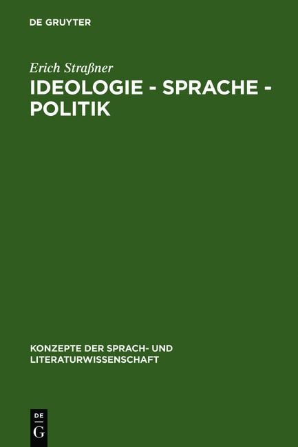 Produktbild: Ideologie - Sprache - Politik
