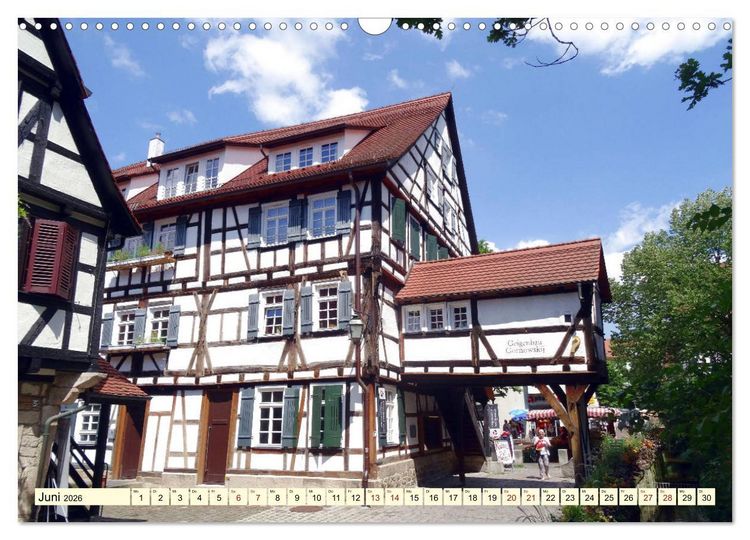 Produktbild: Unterwegs in T&uuml;bingen (Wandkalender 2026 DIN A3 quer), CALVENDO Monatskalender