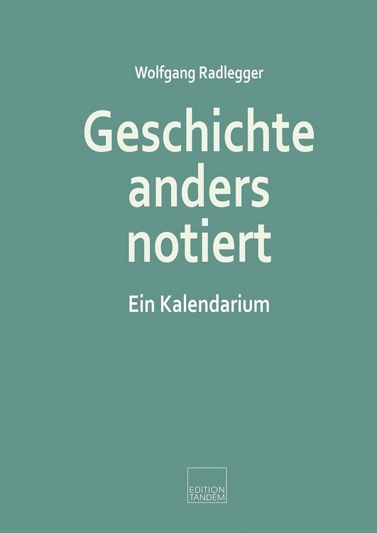 Produktbild: Geschichte anders notiert